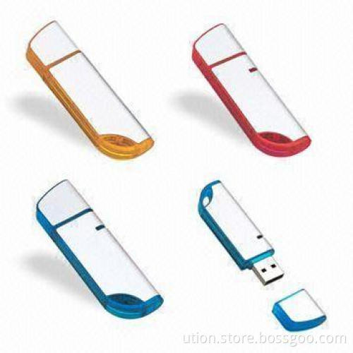 Plastic USB Flash Stick 2.0, 1-32GB Memory Capacity, Free Sample and Logo